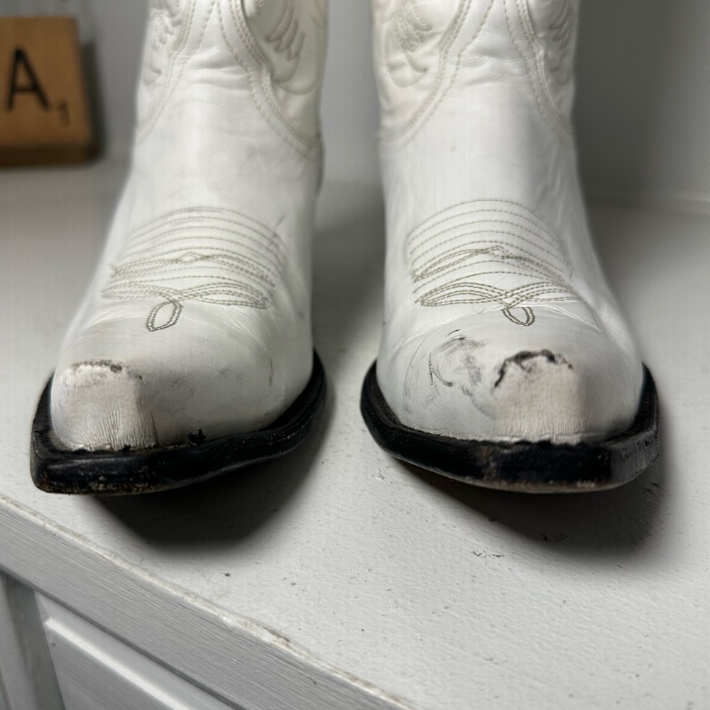 Idyllwind White Star Cowboy Boots Western Embroidered Cowgirl Women’s 7.5B - Picture 4 of 9